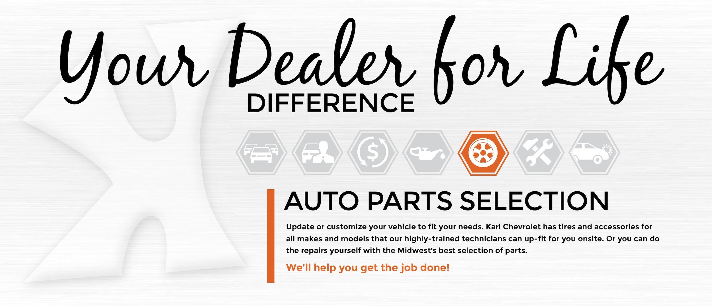 Auto parts selection